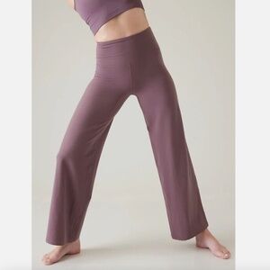 Athleta Elation Wide Leg Damask Mauve Purple XST XS Tall